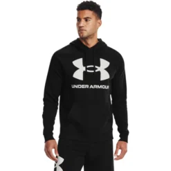 Under Armour Rival Fleece Big Logo Hoody Pullover -Sportarten Kleidung Geschäft A 2755946 NB2