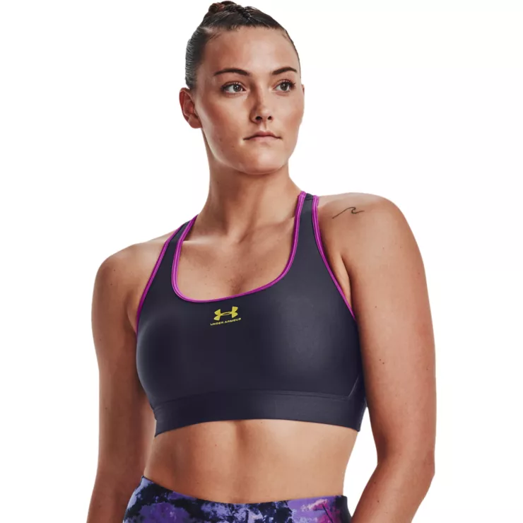 Under Armour HeatGear Armour Mid Padless Sport BH 5 Under Armour HeatGear Armour Mid Padless Sport BH – Bild 3