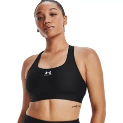 Under Armour HeatGear Armour Mid Padless Sports Bra Sport BH -Sportarten Kleidung Geschäft A 3068903 NB5
