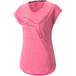 Puma Train Favorite Heather Cat Tee Fitnessshirt