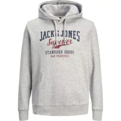 Jack & Jones JJELOGO SWEAT HOOD 2 COL Bluse