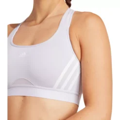 Adidas Powerreact 3-Stripes Training Bra Sport BH -Sportarten Kleidung Geschäft A 3193263 NB6