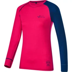 Black Crevice Merino Unterwäsche Funktionsshirt